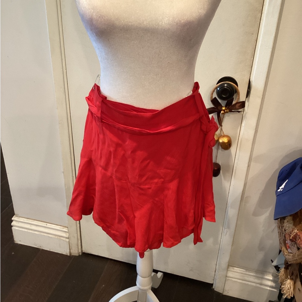 Zara Red Skort